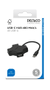 DELTACO USB-C hub, 4x USB-A 480 Mbps, black