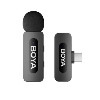 BOYA Wireless Microphone x1 BY-V10 V2.0 Mini USB-C 2.4GHz (BY-V10 V2.0)