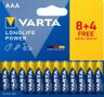 VARTA Batterie LONGLIFE Power  AAA NEU    12St. (8+4)