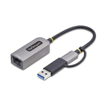 STARTECH USB 3.0 TYPE-C TO 2.5 GIGABIT ETHERNET ADAPTER W/USB-A CONVERT CABL (U2GA-USB-C-ETHERNET)