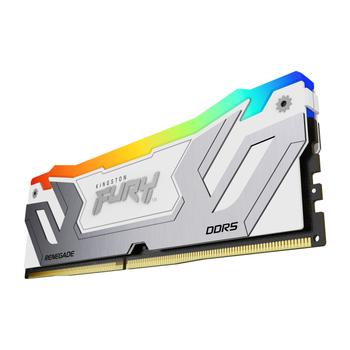KINGSTON 48GB (2x24) DDR5 CL40 8400MHz CUDIMM FURY Renegade RGB White XMP (KF584CU40RWAK2-48)