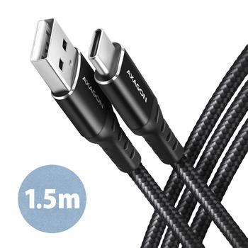 AXAGON BUCM-AM15AB HQ USB-C <> USB-A Kabel 1.5 m (BUCM-AM15AB)