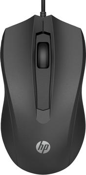 HP 105 BLACK WIRED MOUSE   PERP (822M9UT#ABB)