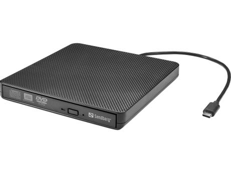 Sandberg USB-C/A ekstern DVD-spiller/ -brenner (136-62)