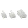 INLINE Modular Plug 6P4C / RJ11 for flat Cable, 10 pcs.
