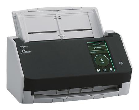 RICOH fi 8040 - dokumentskanner - stasjonær - Gigabit LAN, USB 3.2 Gen 1 (PA03836-B001)