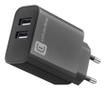 CELLULAR LINE MULTIPOWER 24W Charger with 2 USB ports