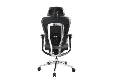EQUIP Ergonomischer BÃ¼rostuhl mit Kopf und ArmstÃ¼tzen  bl-sw lite Retail (651052)