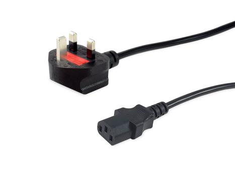 EQUIP Uk Power Cord, C13 To Bs1363,  (112304)