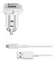 CELLULAR LINE USB-C Car Charger KIT 15W White