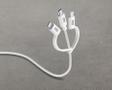 CELLULAR LINE CL Datakabel Triple 3 i 1 Micro USB, USB-C og Lightning (MFi) (USBDATA3IN1MFITYCW)