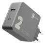 CELLULAR LINE Multipower 2 Combo Macbook & iPhone 42W 220V lader for PC og smarttelefon