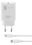 CELLULAR LINE Vegglader USB-C - Lightning 20W PD USB-C til Lightning, 1m Hvit