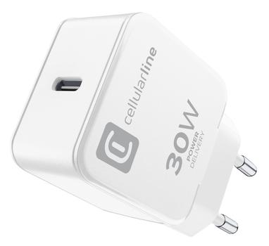 CELLULAR LINE CL USB-C Charger Apple 30W White (ACHIPHUSBCPD30WW)