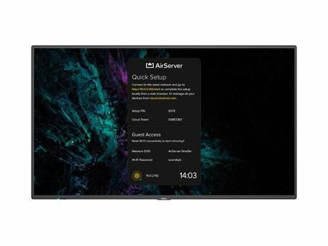 Sharp / NEC 75" M Series Large Format Display, UHD, 500cd/m2, Direct LED backlight,  24/7 proof, including AirServer Embedded Screen Mirroring Solution (40001654)