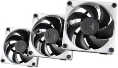 HYTE THICC FP12 Fan 3 Pack - Kabinet køler - 120mm - Hvid med sorte vinger - 47 dBA