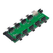 AKASA FLEXA FP10H, expands MB’s PWM fan header1 to 10, 30CM