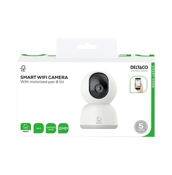 DELTACO SMART HOME, Pan & tilt indoor camera, 2MP (SH-IPC16)