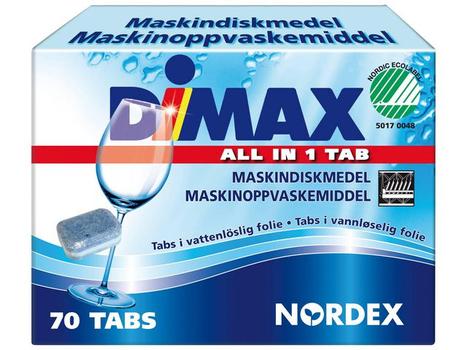 NORDEX Maskinoppvask NORDEX Dimax tabl (70) (62527649*5)