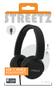 STREETZ C100 Headphones, foldable, USB-C, black