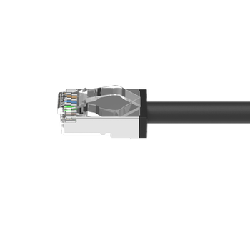 LinkIT Outdoor Patch S/FTP Cat6a 25m AWG26 | PUR | OD 6mm | Black (LI-C6ASFTP-OUT-025BK)