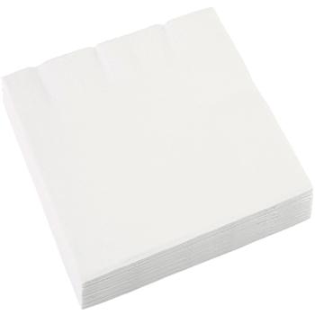 WhiteLabel Middagsservietter 40x40cm hvid 70stk (124980*20)