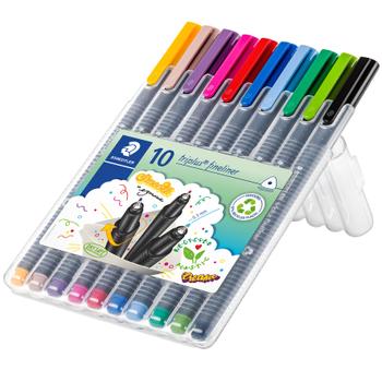 STAEDTLER Fineliner  STAEDTLER triplus ass (10) (334 SB10)