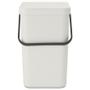 BRABANTIA Sort & Go Waste Bin Light Grey 25 L