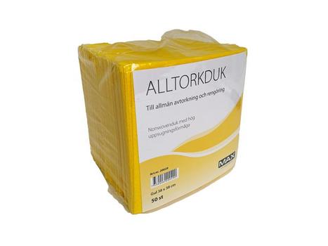 MAX Klut MAX Non-woven 38x38 gul (50) (20029)