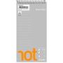 BANTEX Spiralblok BANTEX 105x210mm 70g lin.