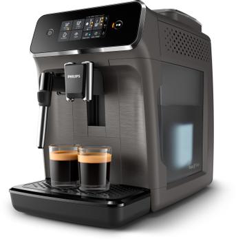 PHILIPS Series 2200 EP2224/10 Helautomatisk espressomaskin 2 härliga kaffevarianter,  klassisk mjölkskummare,  pekskärm, AquaClean,  15 bar (EP2224/10)