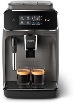 PHILIPS Series 2200 EP2224/10 Helautomatisk espressomaskin 2 härliga kaffevarianter,  klassisk mjölkskummare,  pekskärm, AquaClean,  15 bar (EP2224/10)