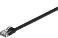 MICROCONNECT U/UTP CAT6 3M Black Flat
