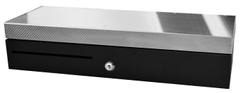 APG Flip Lid Cash Drawer SS Front BLACK 460x170x100 RJ11 cable  NS