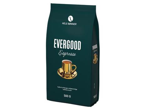 EVERGOOD Kaffe EVERGOOD Espresso hele bønner 500g (6443055*6)