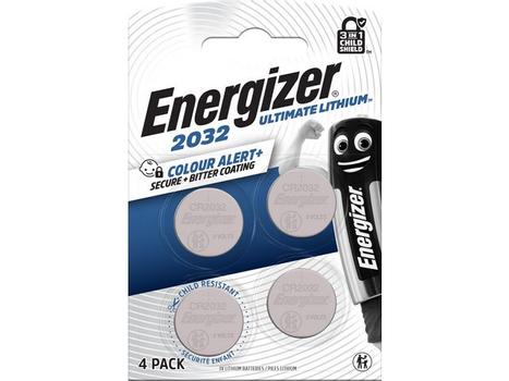 ENERGIZER Batteri ENERGIZER U.Lithium CR2032 (4) (7638900422993)