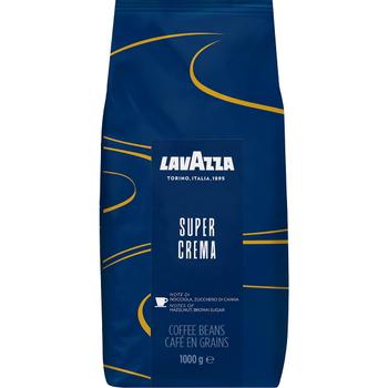 LAVAZZA Super Crema hele kaffebønner 1kg (3565)