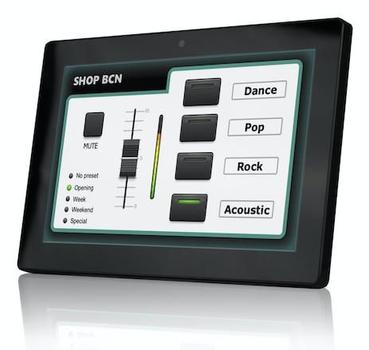 ECLER WPNETTOUCH | 10.1"" EclerNet Touchscreen Control Panel | Svart (CWPNETTOUCH)