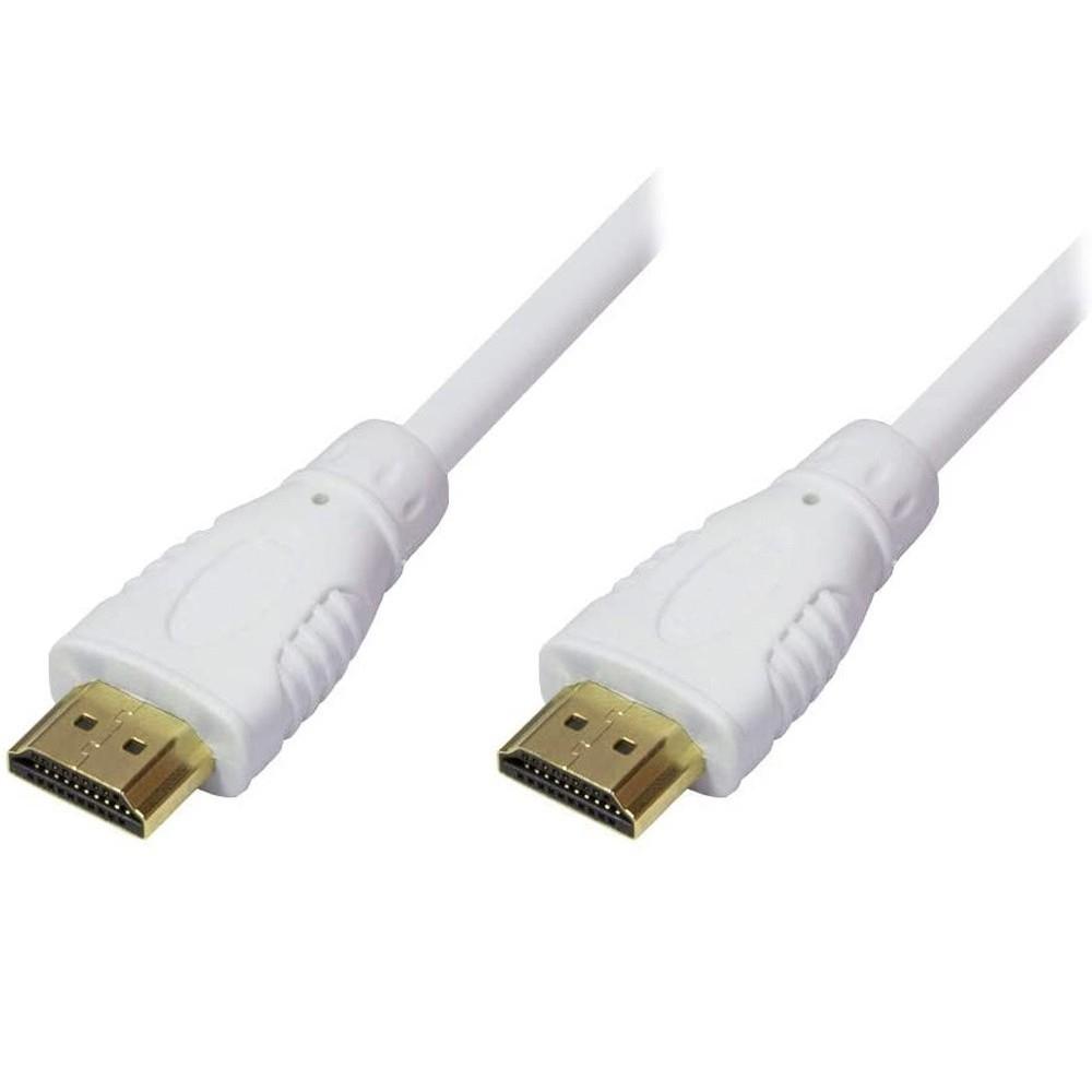 TECHLY HDMI Kabel A M/M high speed 10m weiß