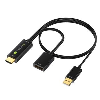 TECHLY Icoc Hdmi-Dp12A60 Video Cable (ICOC-HDMI-DP12A60)