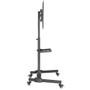 TECHLY Multimedia Cart/ Stand Black (ICA-TR21L)