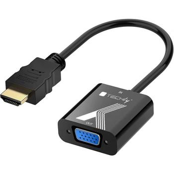 TECHLY Cable Adapter Converter Hdmi (IDATA-HDMI-VGA2P)