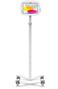 COMPULOCKS IPAD 10.2IN MED CART EXTENDED MEDICAL ROLLING CART EXTENDED ACCS (MCRSTDEXW102IPDSW)