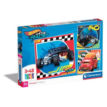 CLEMENTONI Hotwheels 3X48pcs (25313)
