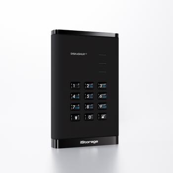 IStorage diskAshur3 HDD 256-bit 2TB Svart (IS-DA3-256-2000-B)