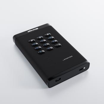IStorage diskAshur3 HDD 256-bit 2TB Svart (IS-DA3-256-2000-B)