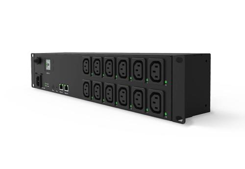 ENGENIUS Cloud Managed 2U 10A Smart PDU with 12 Metered Outlets (ECP212-INT)