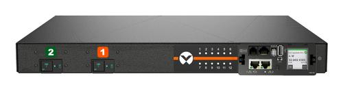 Vertiv Vertiv PowerIT Rack PDU, Switched (Unit Level), EC, 1U, input IEC 60309 230V 32A, combi outlets (12) (VP5G31A0)