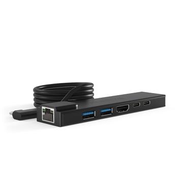 COMPULOCKS 1-METER CABLE USB-C HUB BLACK   CTLR (HUB01)