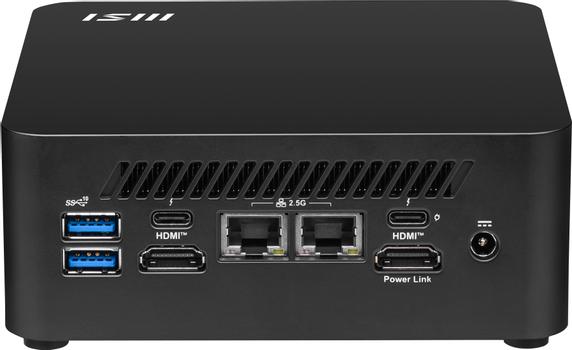 MSI Cubi NUC 1MG-244BEU Intel Core 3 100U No RAM No HDD NOOS Black (CUBI NUC 1MG-244BEU)